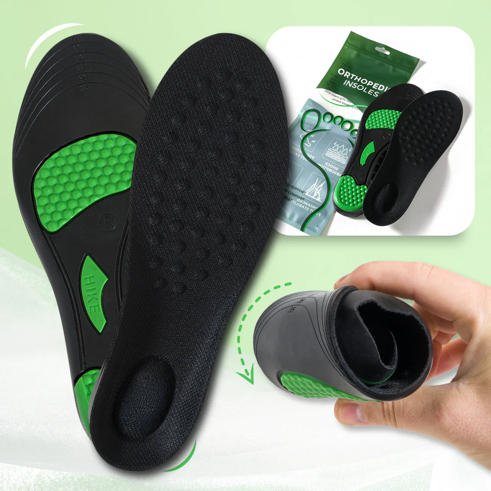 Almofadas para os Pés com Efeito de Alívio da Dor e Absorção de Impacto